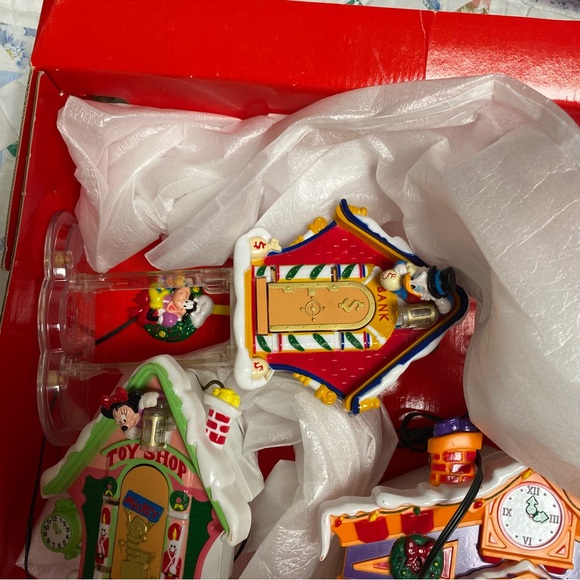 Vtg 1993 Mr. Christmas MICKEY'S CLOCK SHOP Animated Carols Light & Sounds Used - Picture 14 of 17